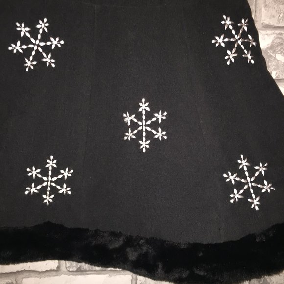 Vintage Baby Girl's Snowflake Dress Size 18-24 M - Picture 2 of 5